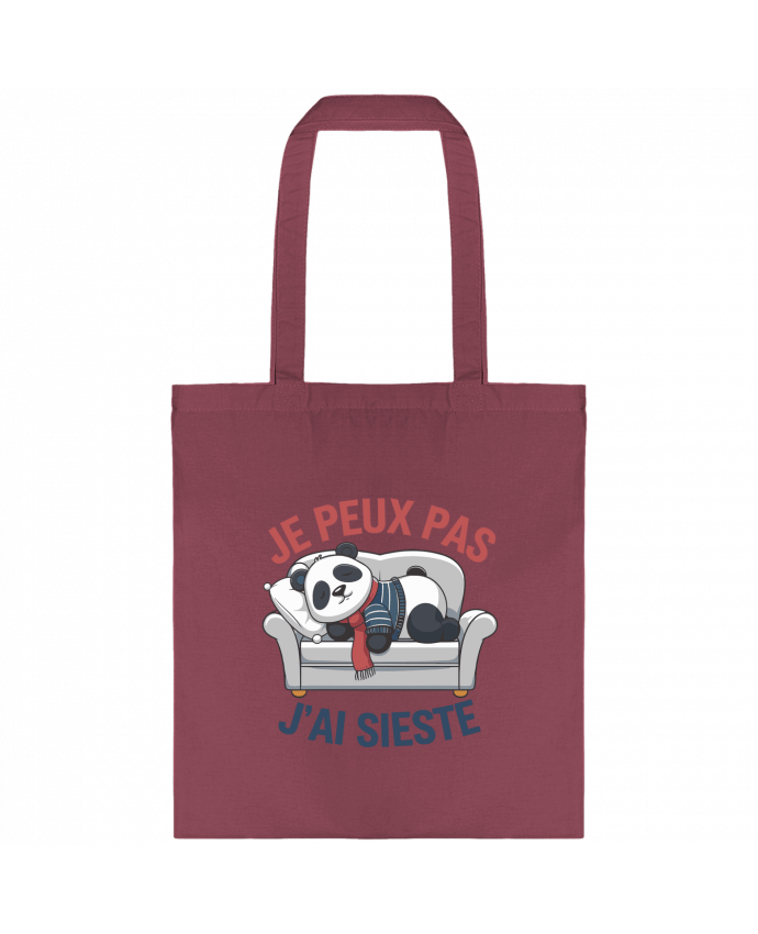 Tote-bag je peux pas j'ai sieste par bwilfy