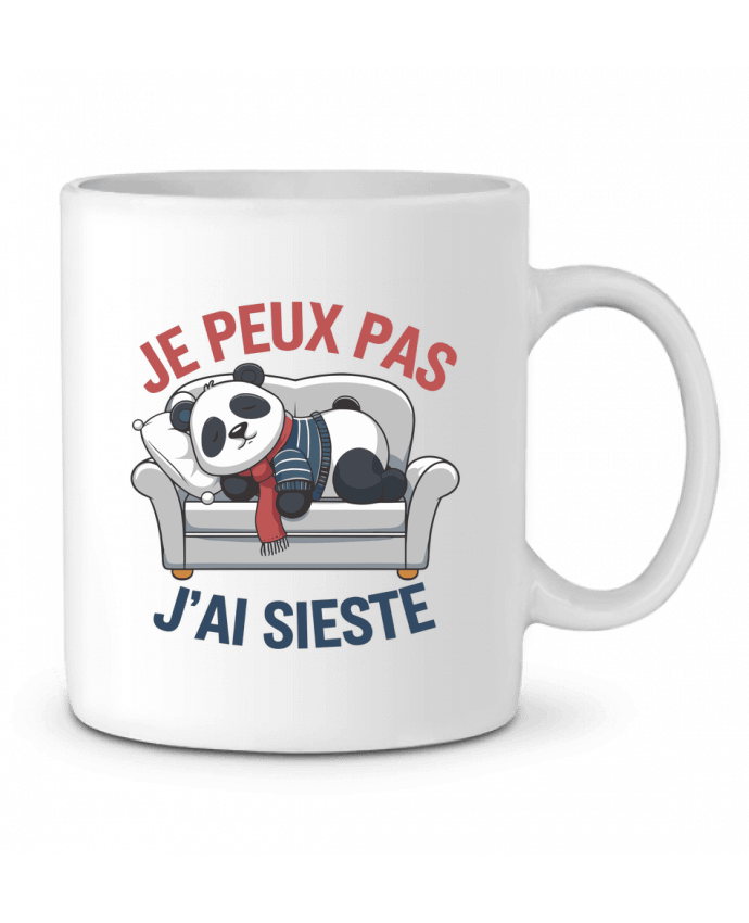 Mug  je peux pas j'ai sieste par bwilfy