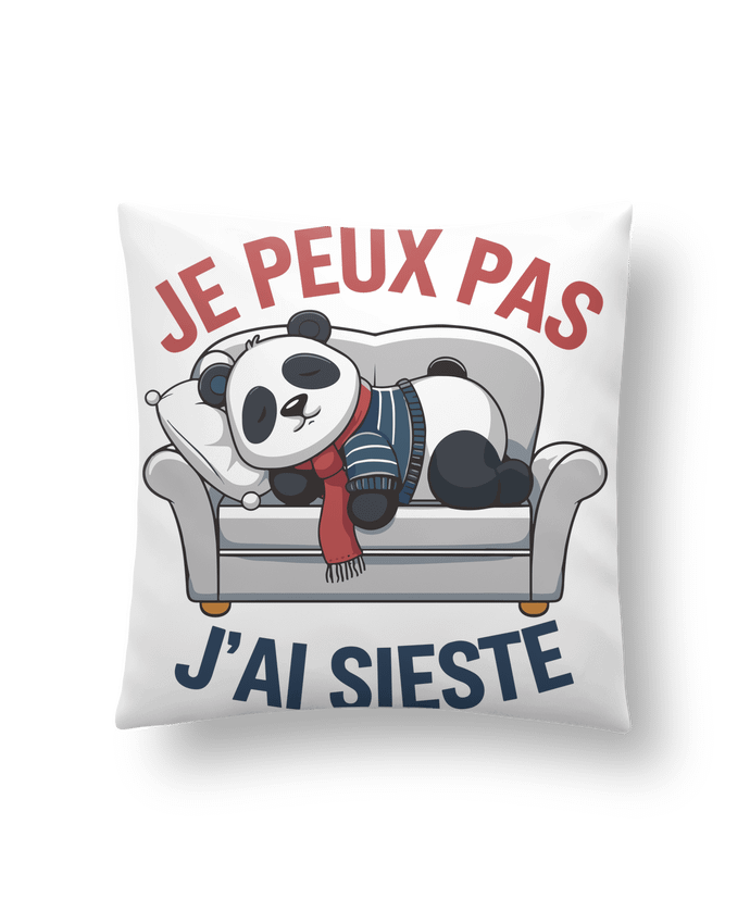 Coussin je peux pas j'ai sieste par bwilfy