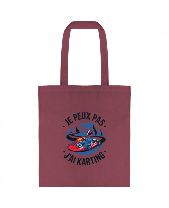 Tote-bag je peux pas j'ai karting par bwilfy
