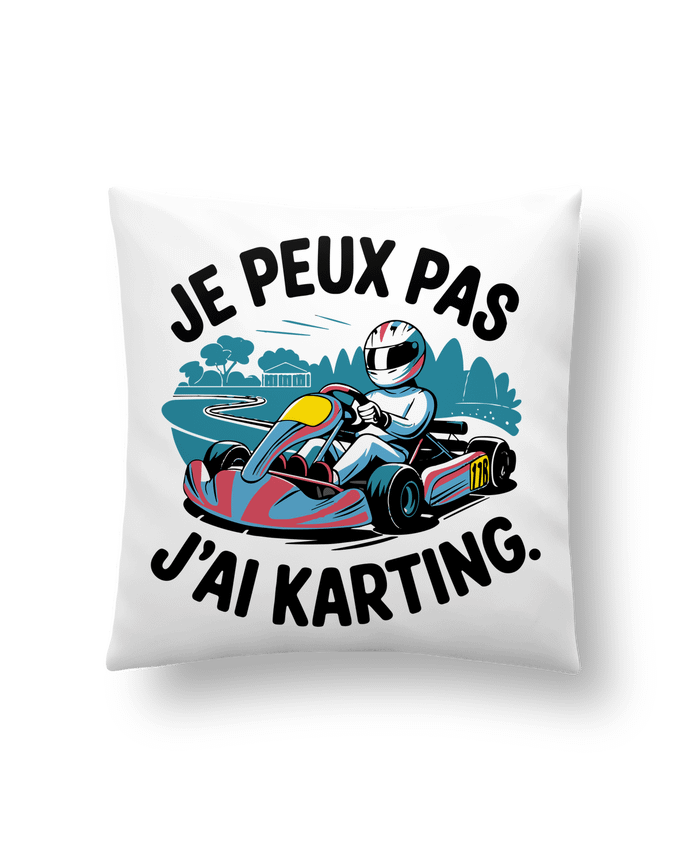 Coussin je peux pas j'ai karting par bwilfy