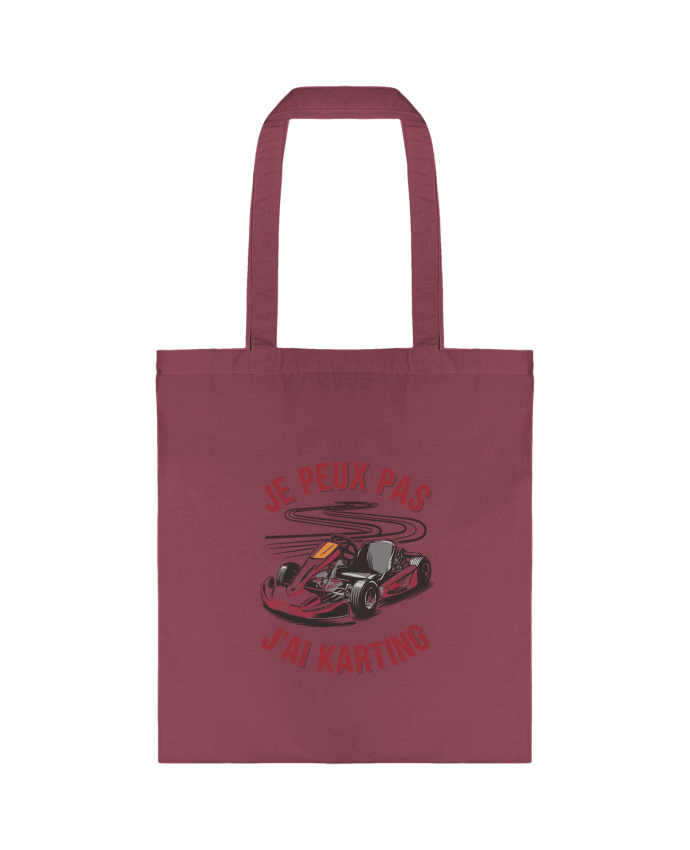 Tote-bag je peux pas j'ai karting par bwilfy