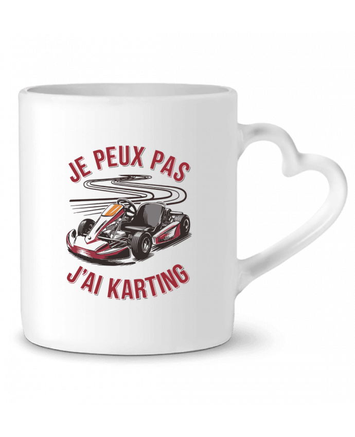Mug coeur je peux pas j'ai karting par bwilfy