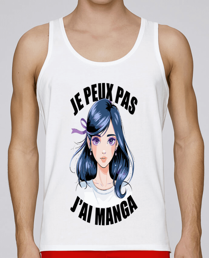 Débardeur homme je peux pas j'ai manga par bwilfy 100% coton bio