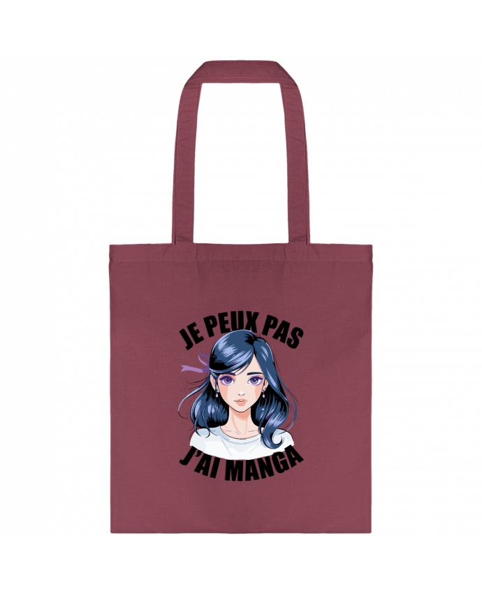 Tote-bag je peux pas j'ai manga par bwilfy