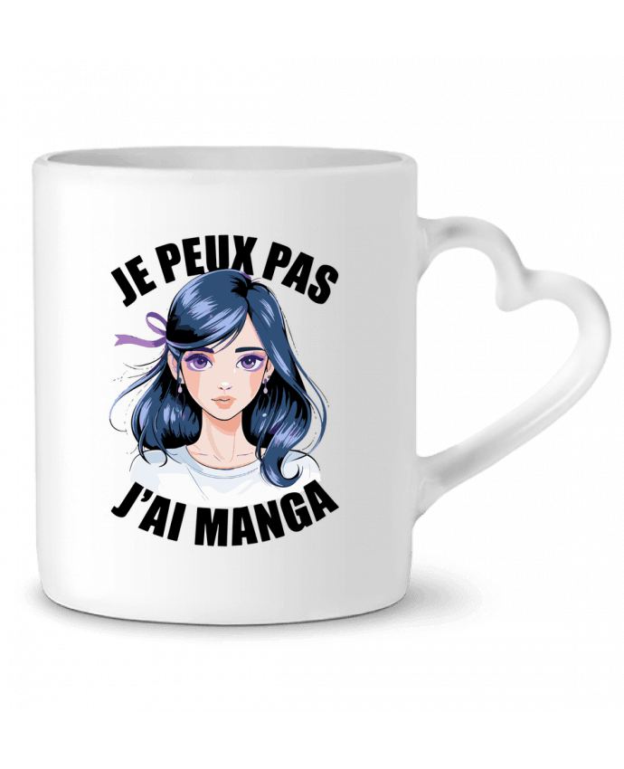 Mug coeur je peux pas j'ai manga par bwilfy