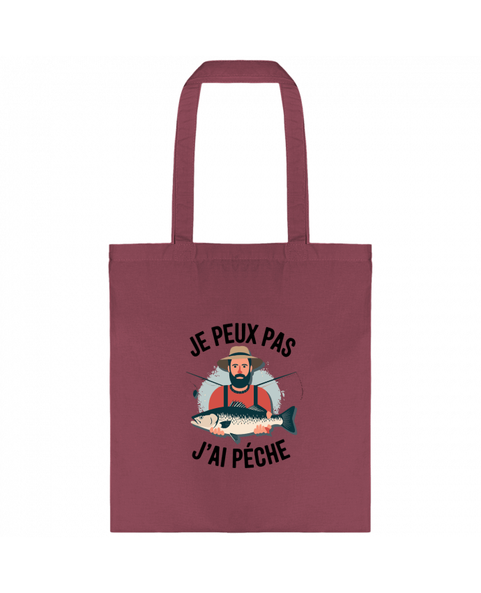 Tote-bag je peux pas j'ai pêché par bwilfy