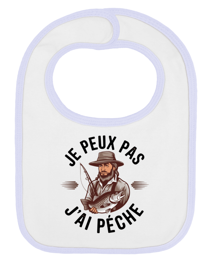 Bavoir bébé uni je peux pas j'ai pêche par bwilfy
