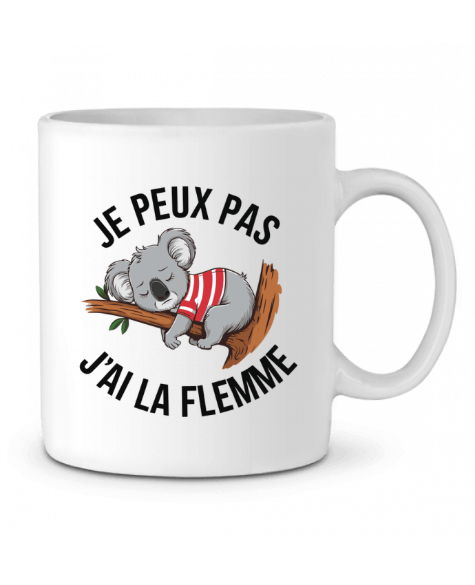 Mug  je peux pas j'ai la flemme par bwilfy