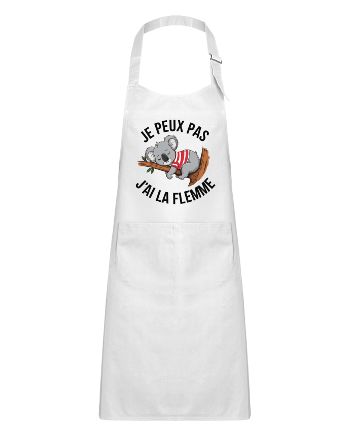Tablier Enfant je peux pas j'ai la flemme par bwilfy