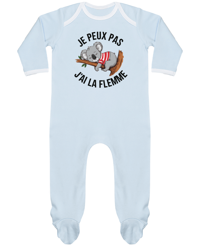 Body Pyjama Bébé je peux pas j'ai la flemme par bwilfy