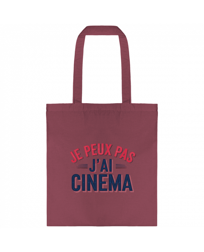Tote-bag je peux pas j'ai cinema par bwilfy