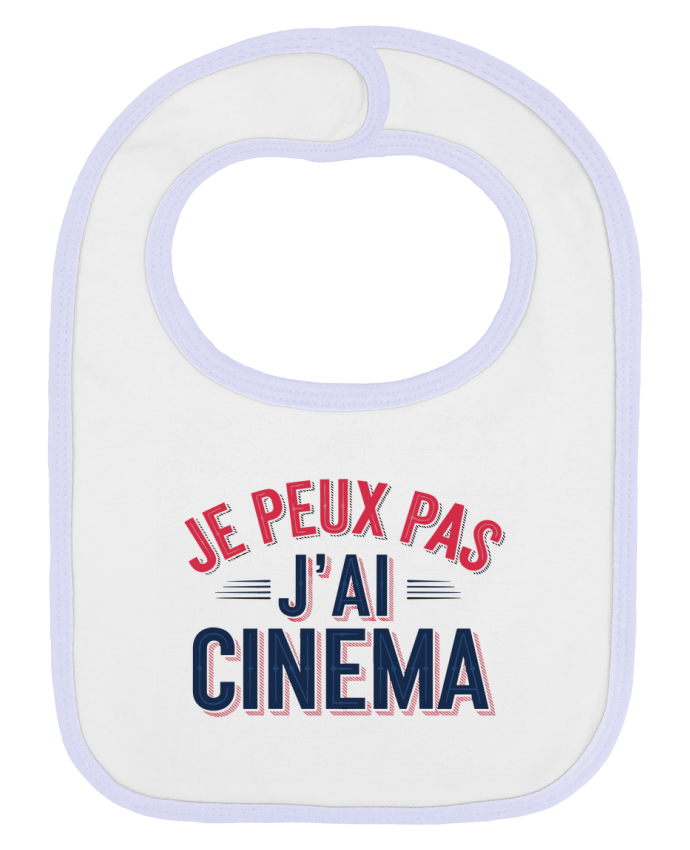 Bavoir bébé uni je peux pas j'ai cinema par bwilfy
