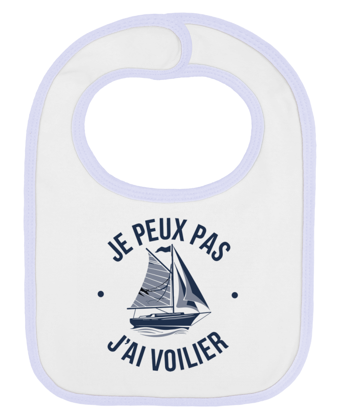 Bavoir bébé uni je peux pas j'ai voilier par bwilfy