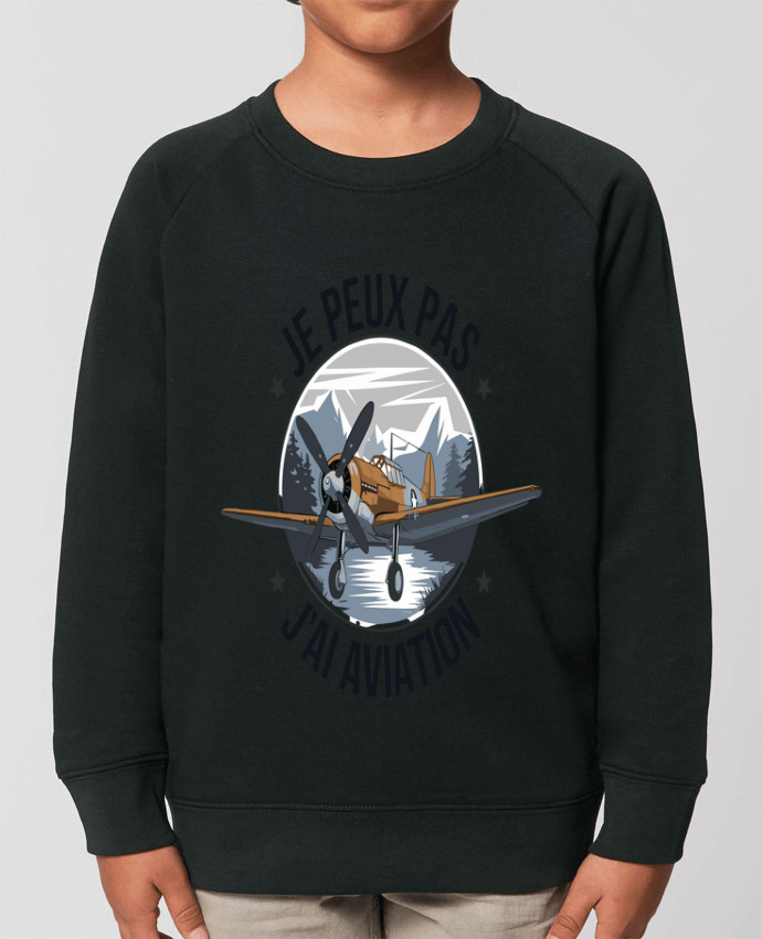 Sweat-shirt enfant je peux pas j'ai aviation Par  bwilfy