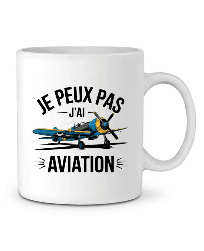 Mug  je peux pas j'ai aviation par bwilfy