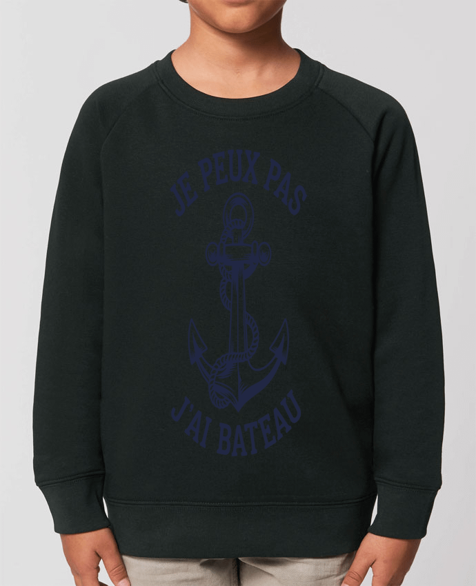 Sweat-shirt enfant je peux pas j'ai bateau Par  bwilfy