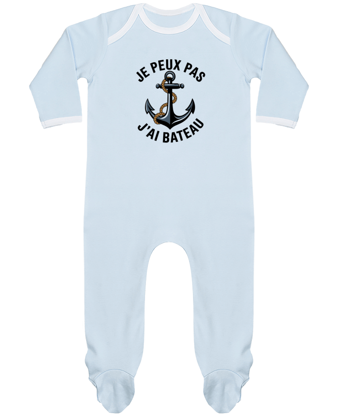 Body Pyjama Bébé je peux pas j'ai bateau par bwilfy