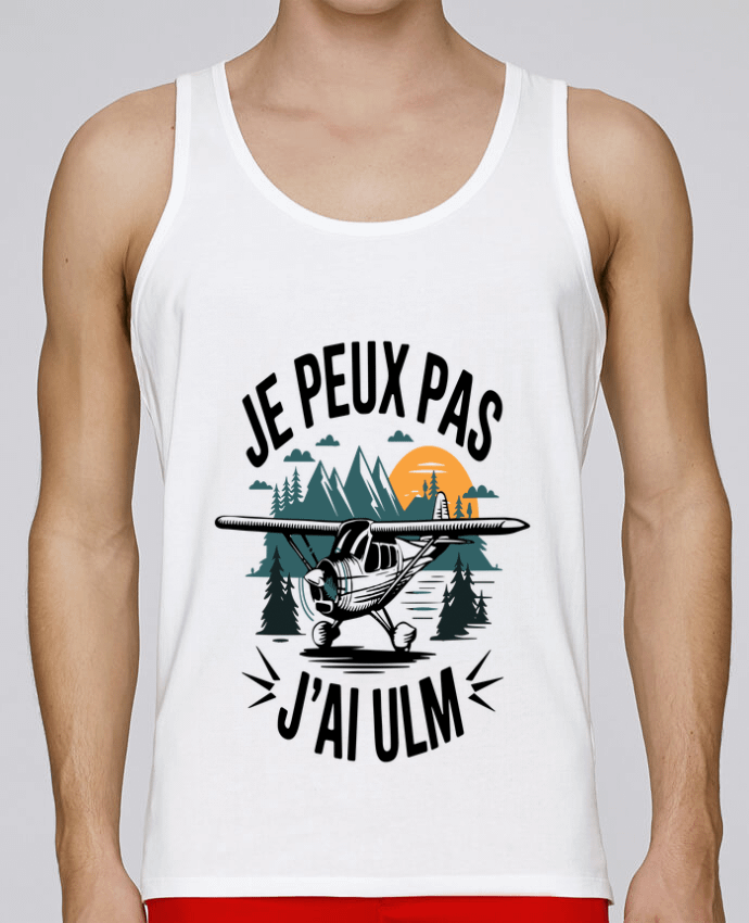 Débardeur homme je peux pas j'ai ilm par bwilfy 100% coton bio