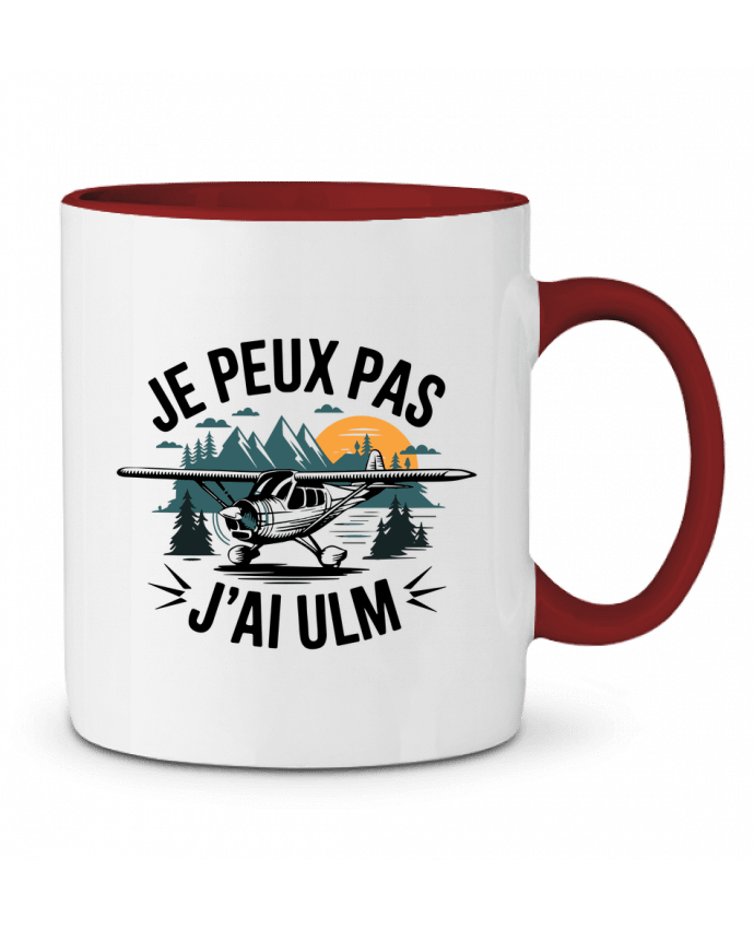 Mug bicolore je peux pas j'ai ilm bwilfy