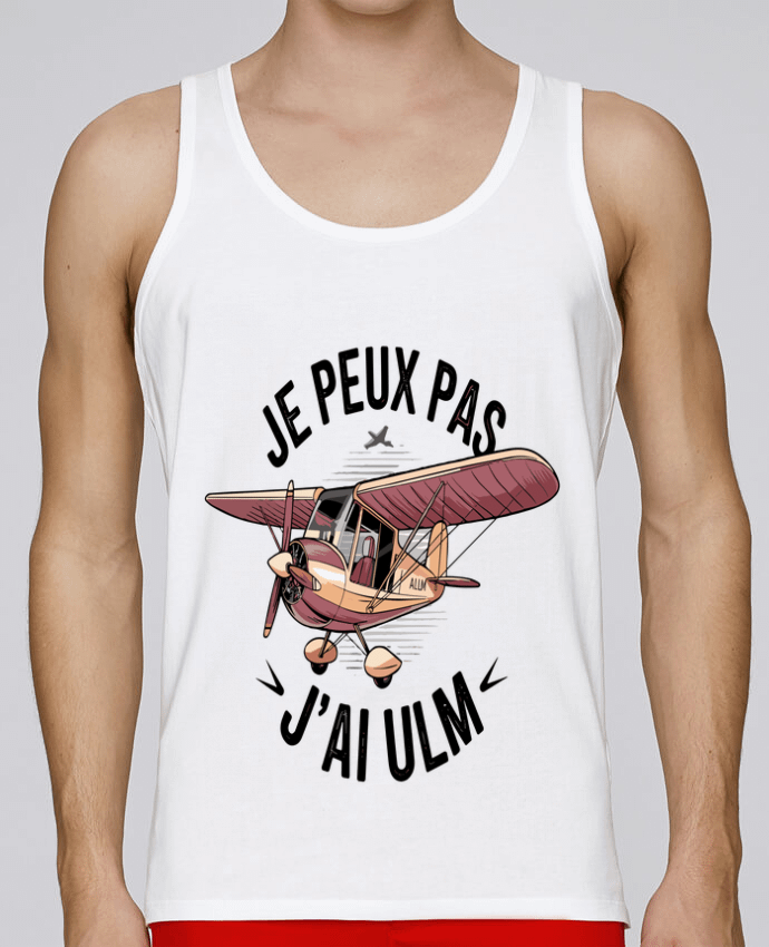 Débardeur homme je peux pas j'ai ulm par bwilfy 100% coton bio