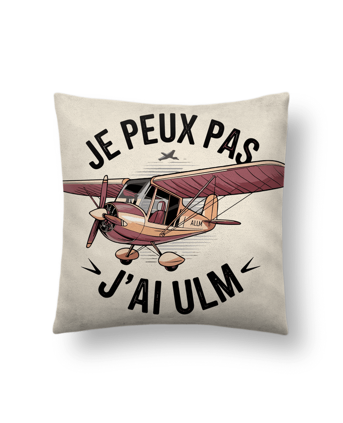Coussin suédine je peux pas j'ai ulm par bwilfy