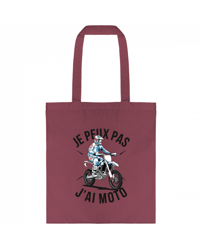 Tote-bag je peux pas j'ai moto par bwilfy