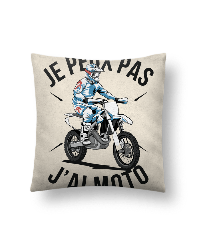 Coussin suédine je peux pas j'ai moto par bwilfy