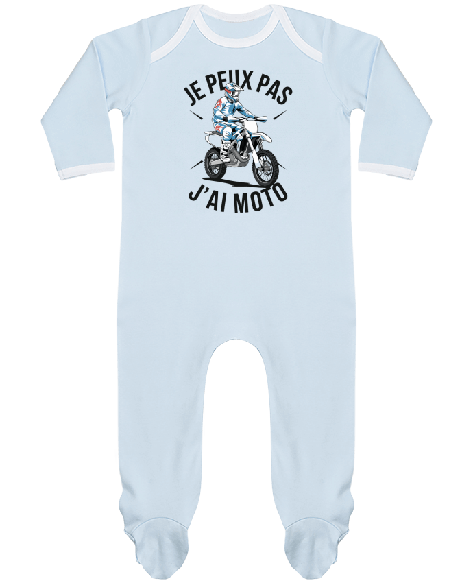 Body Pyjama Bébé je peux pas j'ai moto par bwilfy