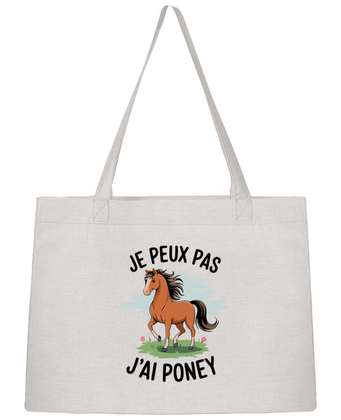 Sac Shopping je peux pas j'ai poney par bwilfy