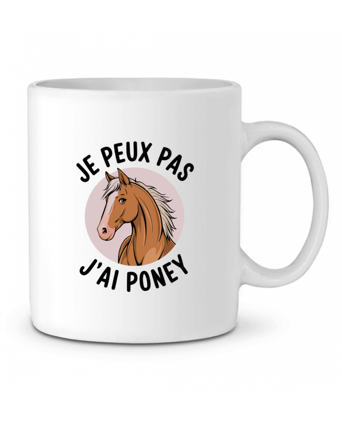 Mug  je peux pas j'ai poney par bwilfy