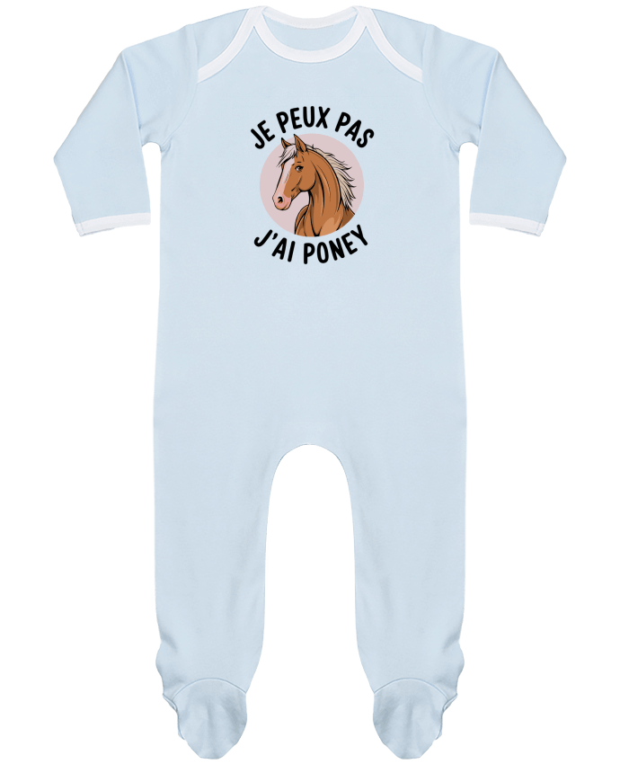 Body Pyjama Bébé je peux pas j'ai poney par bwilfy