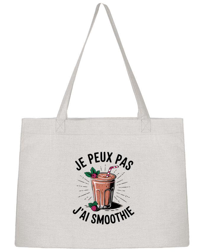 Sac Shopping je peux pas j'ai smoothie par bwilfy