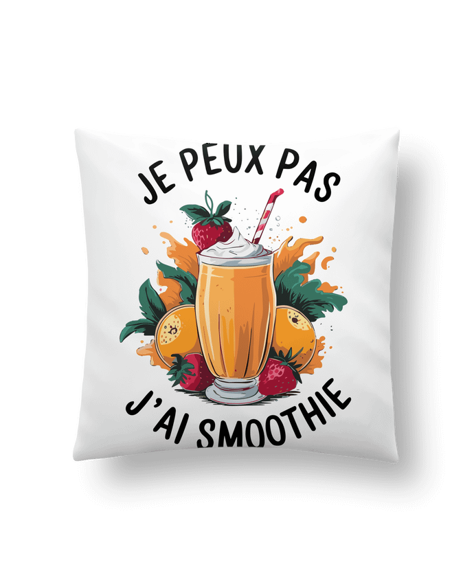 Coussin je peux pas j'ai smoothie par bwilfy