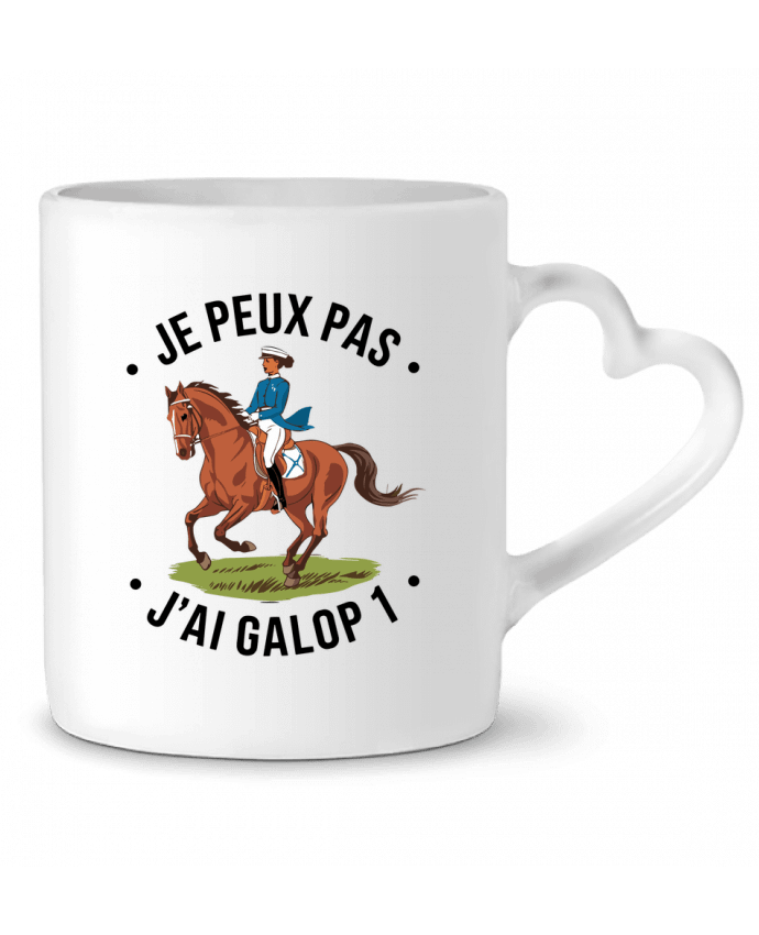 Mug coeur je peux pas j'ai galop 1 par bwilfy