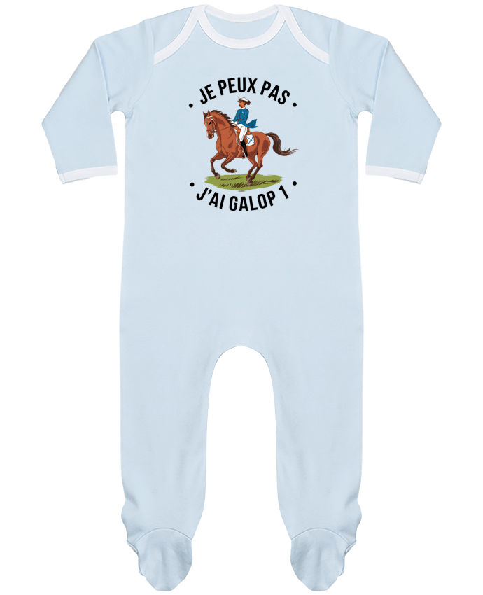 Body Pyjama Bébé je peux pas j'ai galop 1 par bwilfy