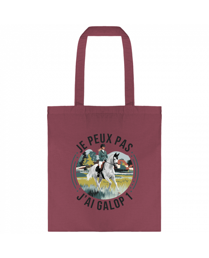 Tote-bag je peux pas j'ai galop1 par bwilfy
