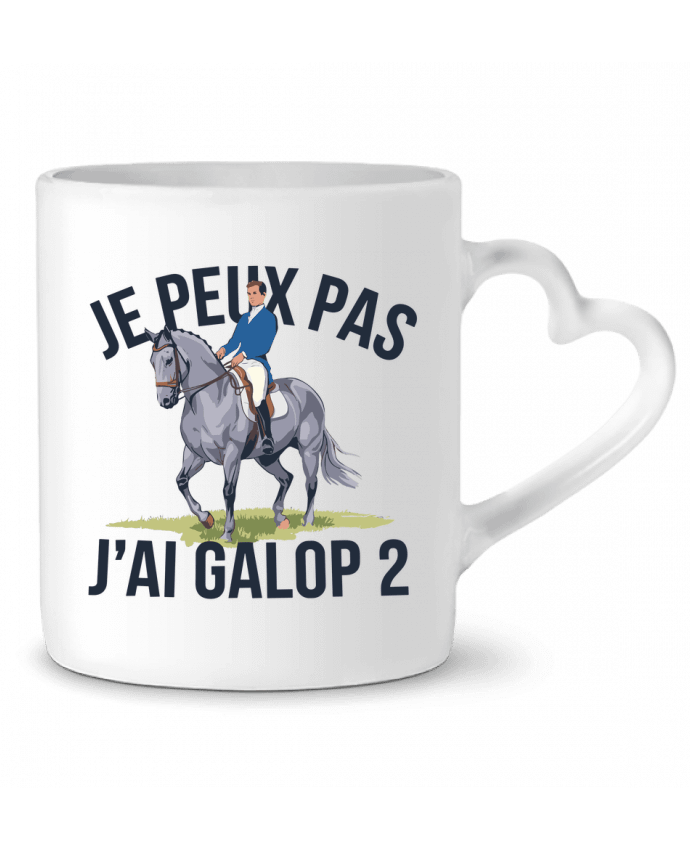 Mug coeur je peux pas j'ai galop 2 par bwilfy