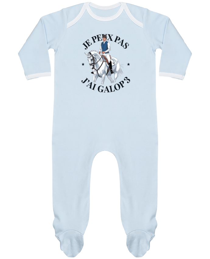 Body Pyjama Bébé je peux pas j'ai galop3 par bwilfy