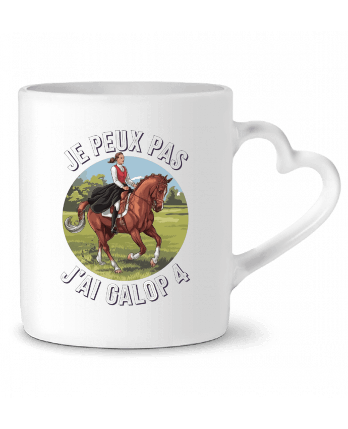 Mug coeur je peux pas j'ai galop 4 par bwilfy