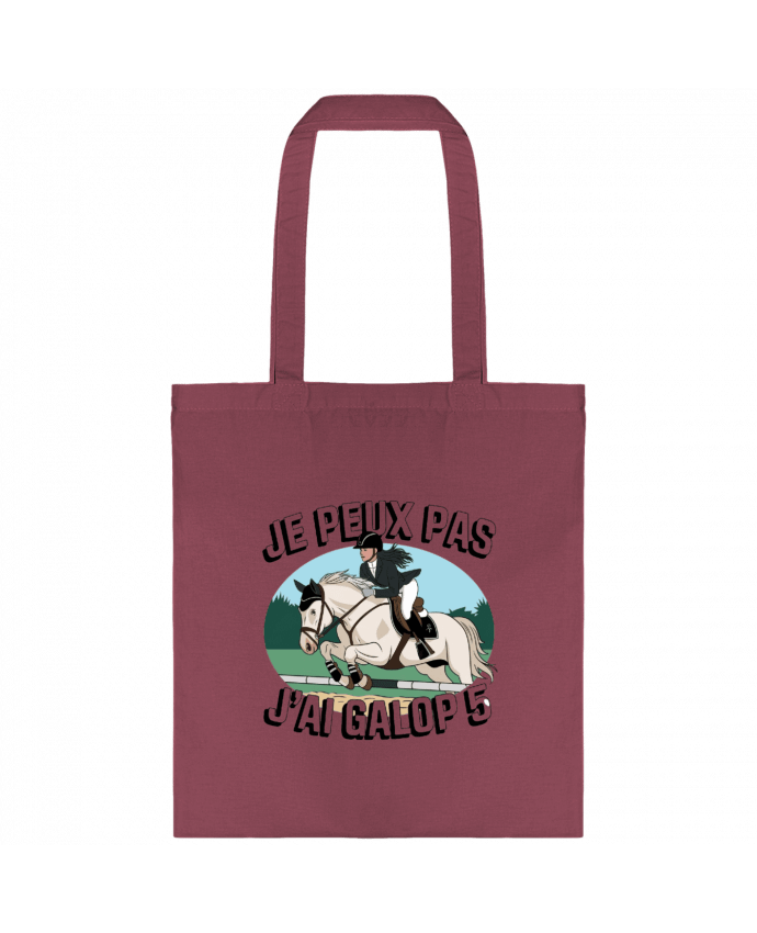 Tote-bag je peux pas j'ai galop 5 par bwilfy
