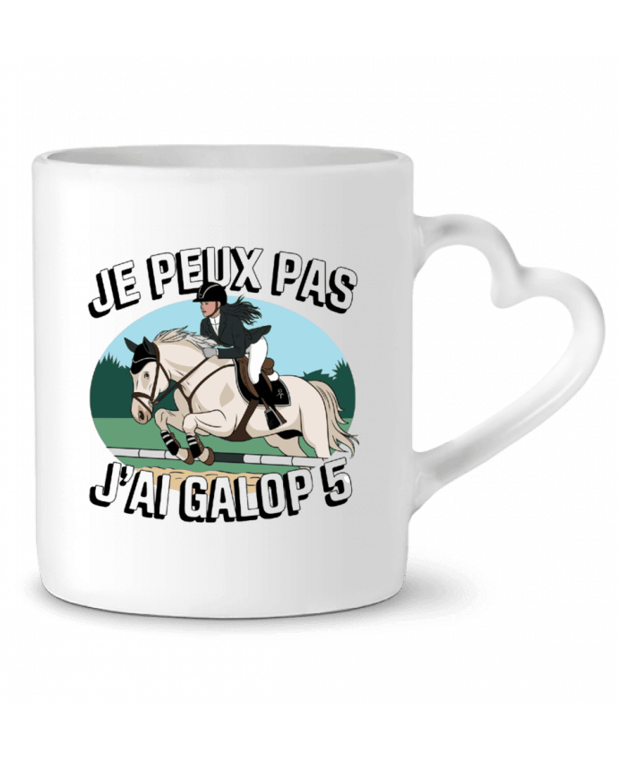 Mug coeur je peux pas j'ai galop 5 par bwilfy