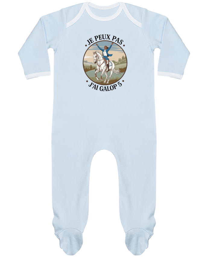 Body Pyjama Bébé je peux pas j'ai galop5 par bwilfy