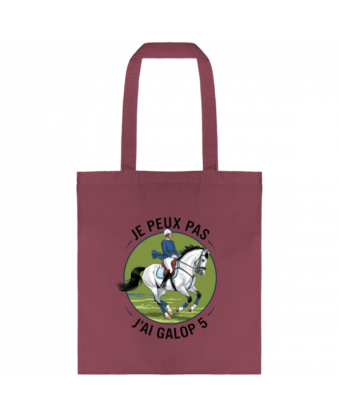 Tote-bag je peux pas j'ai galop 5 par bwilfy