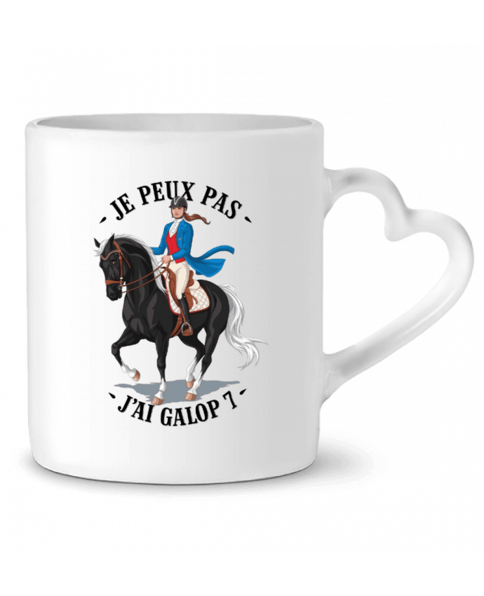Mug coeur je peux pas j'ai galop 7 par bwilfy