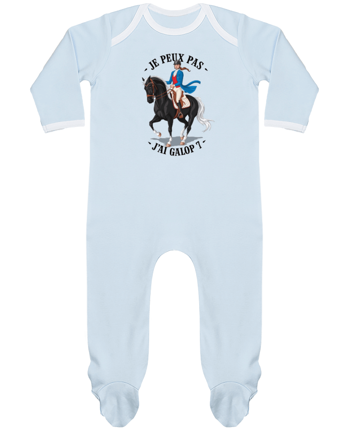 Body Pyjama Bébé je peux pas j'ai galop 7 par bwilfy