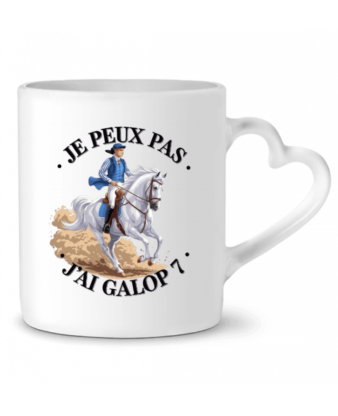 Mug coeur je peux pas j'ai galop7 par bwilfy