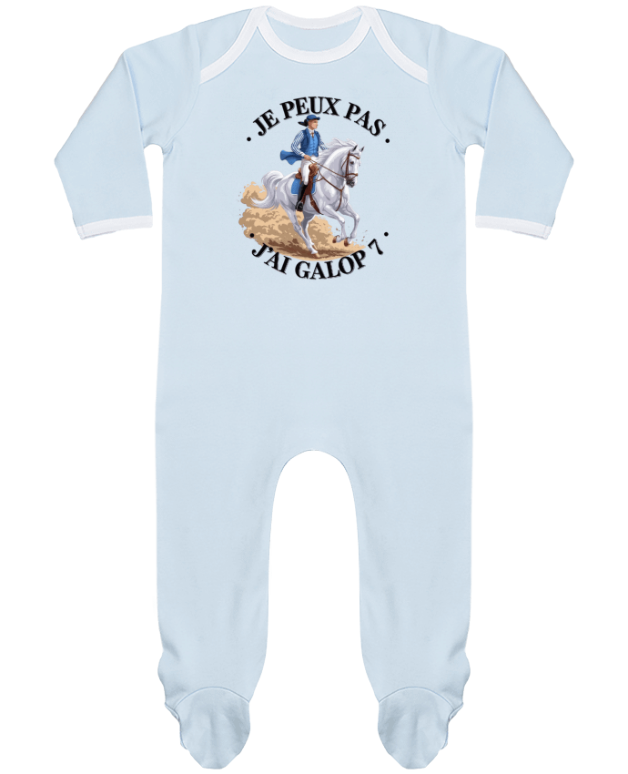 Body Pyjama Bébé je peux pas j'ai galop7 par bwilfy