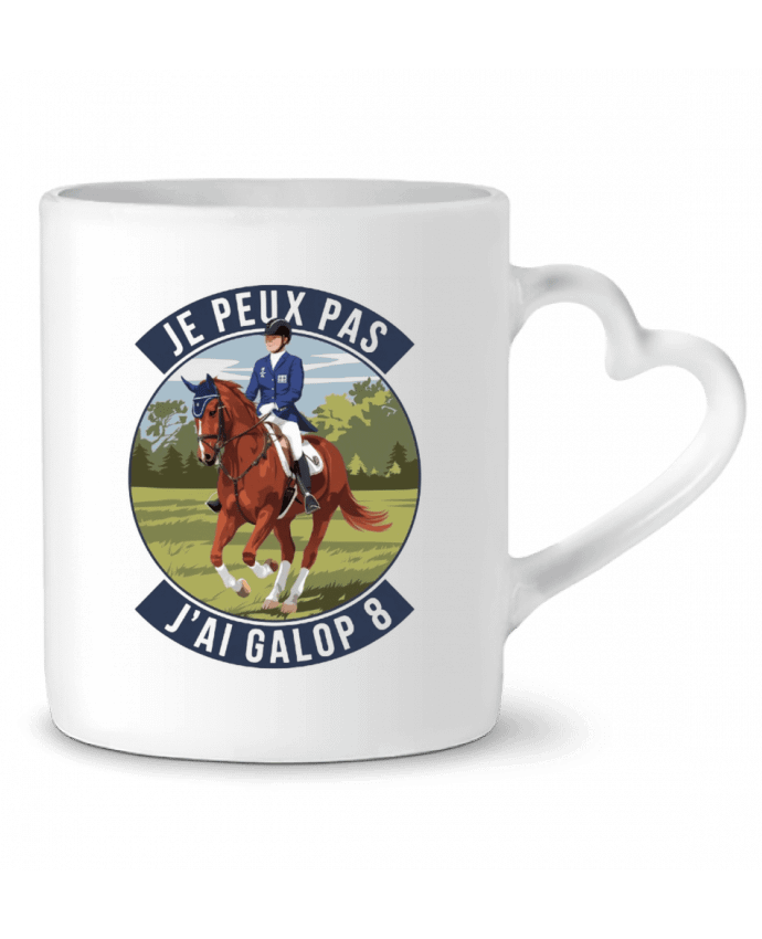 Mug coeur je peux pas j'ai galop 8 par bwilfy