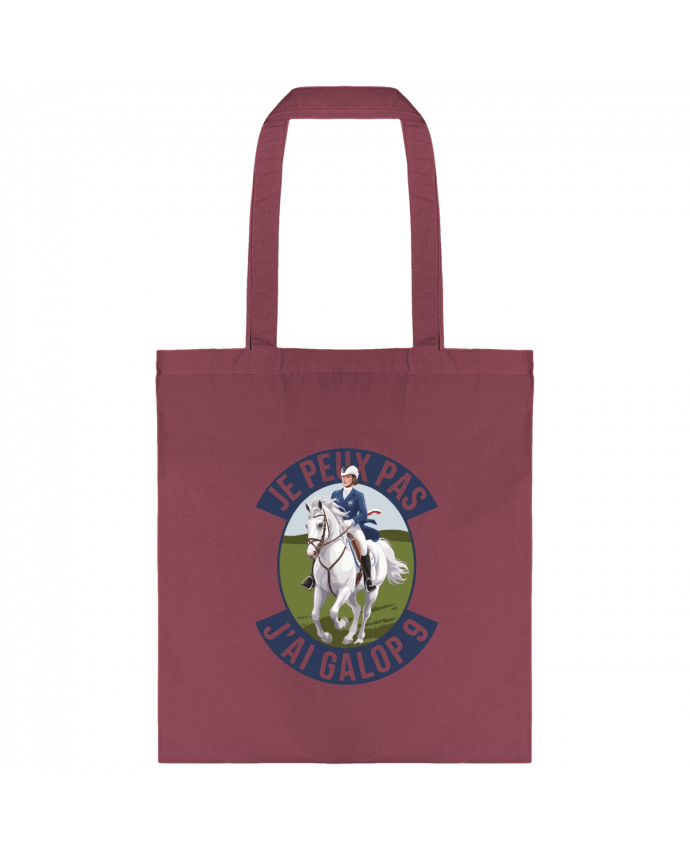 Tote-bag je peux pas j'ai galop 9 par bwilfy